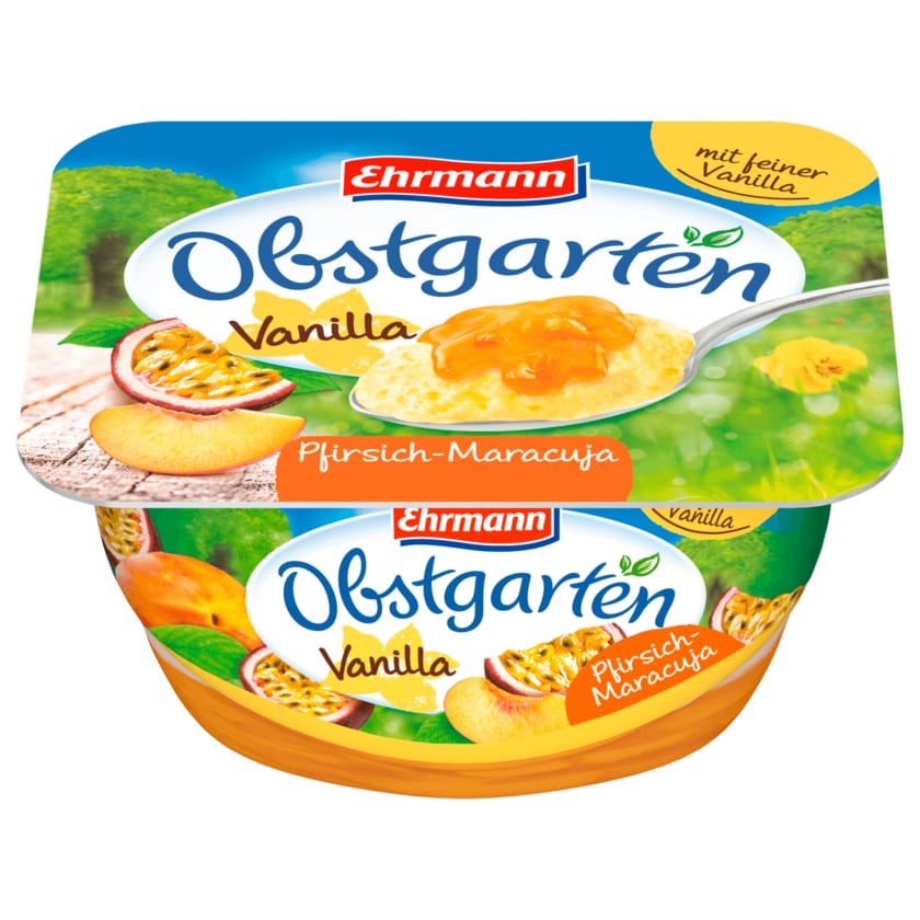 Ehrmann Obstgarten Vanilla Pfirsich-Maracuja 125g